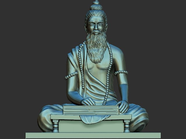 26 Maharishi Valmiki, Brass Statue