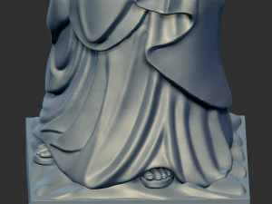 Mary with child jesus 3D Print Model