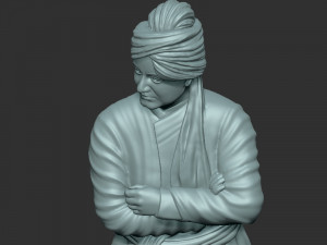 Swami Vivekanand 3D Print Model
