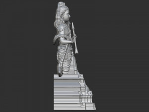 Ramlala with temple 3D 打印模型