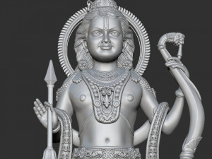 Ramlala with temple 3D 打印模型