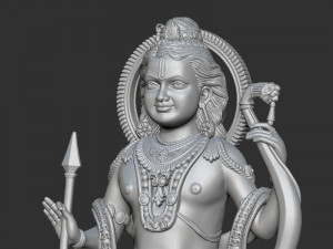 Ramlala with temple 3D 打印模型