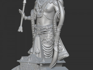 Ramlala with temple 3D 打印模型