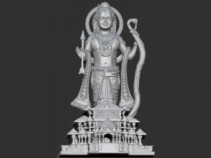Ramlala with temple 3D 打印模型