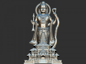 Ramlala with temple 3D 打印模型