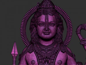 Ramlala with temple 3D Print Model