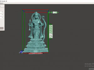 Ramlala with temple 3D Print Model
