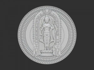 Ramlala Loket Coin 3D Print Model