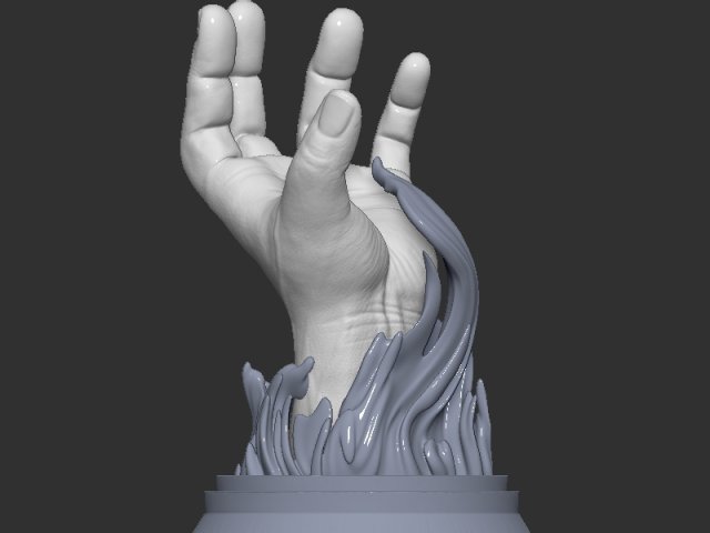 Hand Pose design Modello di stampa 3D .c4d .max .obj .3ds .fbx .stl .blend 