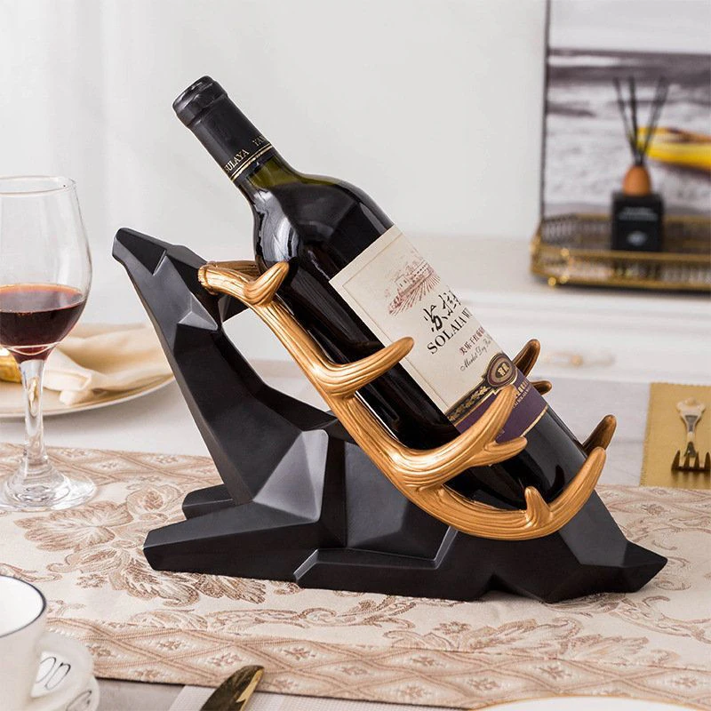Wine Holder Deer 3D Print Model .c4d .max .obj .3ds .fbx .stl .blend