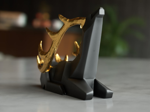 Wine Holder Deer 3D-printmodel