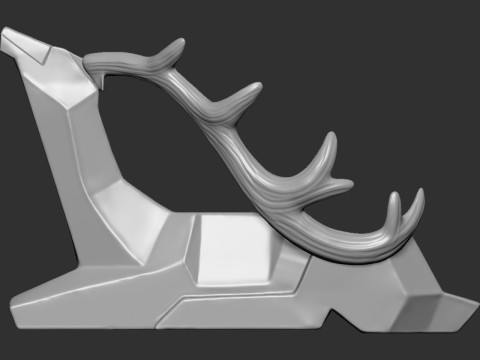 Wine Holder Deer 3D-printmodel
