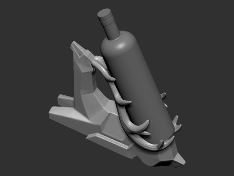 Wine Holder Deer 3D-printmodel