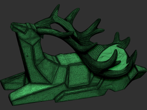 Wine Holder Deer 3D-printmodel