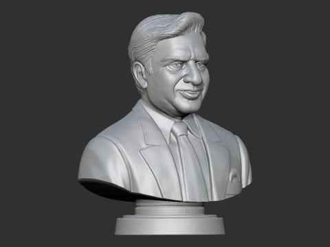 Ratan Tata Bust Modèles 3D en vedette