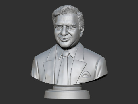 Ratan Tata Bust Modèles 3D en vedette