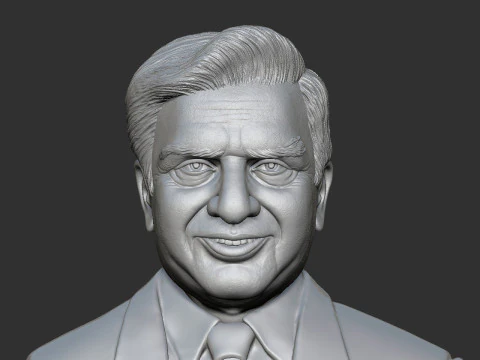 Ratan Tata Bust 3D Print Model