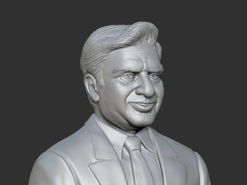 Ratan Tata Bust Modèles 3D en vedette