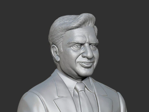 Ratan Tata Bust 3D Print Model