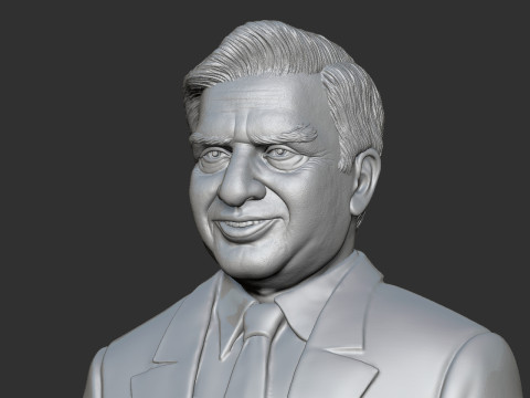 Ratan Tata Bust Modèles 3D en vedette