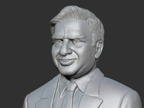 Ratan Tata Bust 3D Print Model