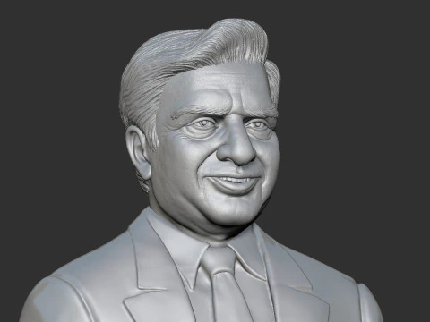 Ratan Tata Bust 3D Print Model