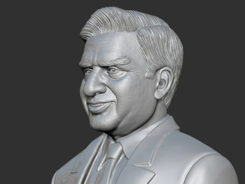 Ratan Tata Bust 3D Print Model