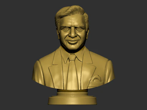 Ratan Tata Bust 3D Print Model