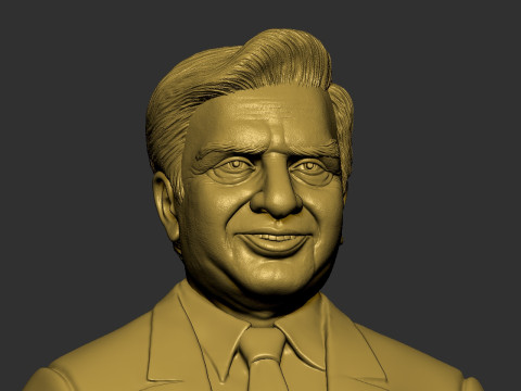 Ratan Tata Bust Modèles 3D en vedette