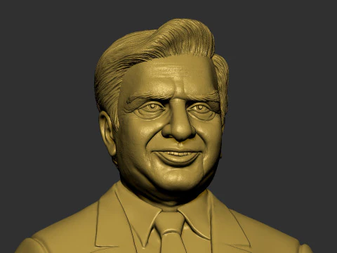 Ratan Tata Bust 3D Print Model