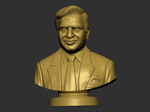 Ratan Tata Bust Modèles 3D en vedette