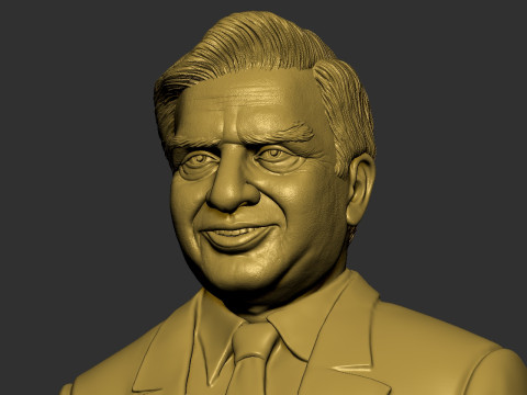 Ratan Tata Bust Modèles 3D en vedette
