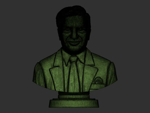 Ratan Tata Bust 3D Print Model