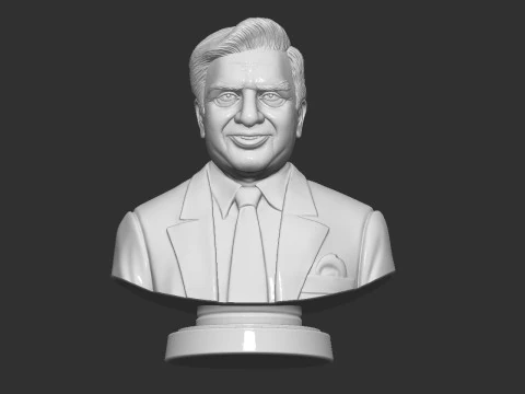 Ratan Tata Bust 3D Print Model