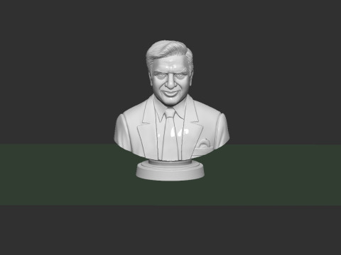 Ratan Tata Bust Modèles 3D en vedette