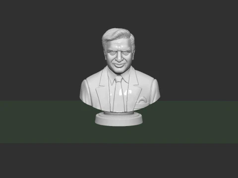 Ratan Tata Bust 3D Print Model