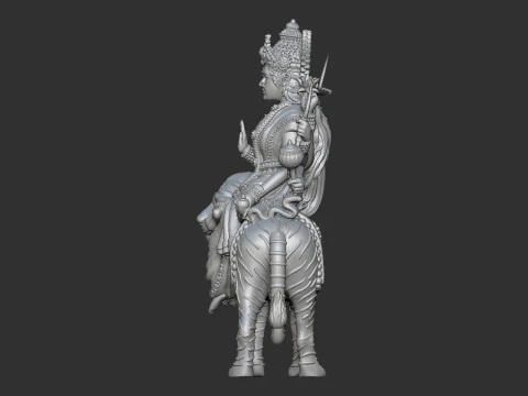 Durga Mata Model 3D Print Model