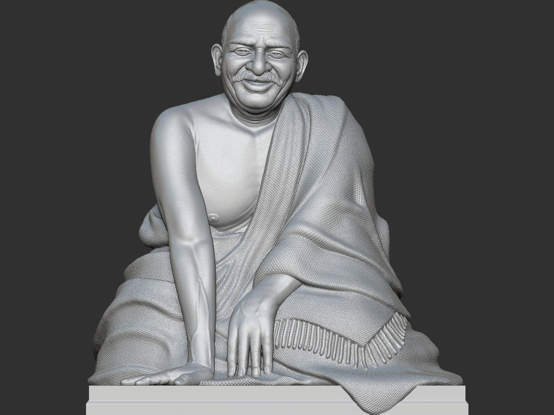 Neem Karoli Baba 3D Print Model .c4d .max .obj .3ds .fbx .stl .blend