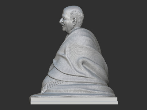 Neem Karoli Baba 3Dプリントモデル
