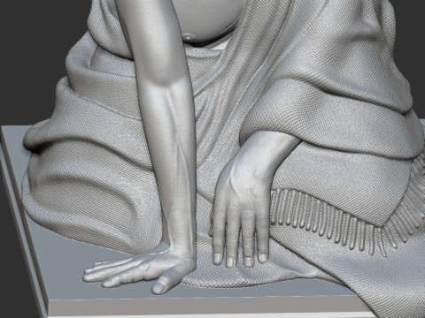 Neem Karoli Baba 3Dプリントモデル