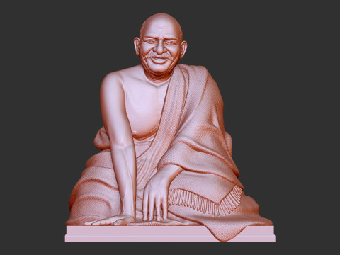 Neem Karoli Baba 3Dプリントモデル