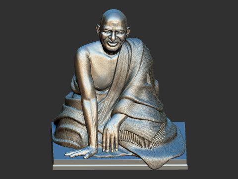 Neem Karoli Baba 3Dプリントモデル