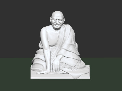 Neem Karoli Baba 3Dプリントモデル