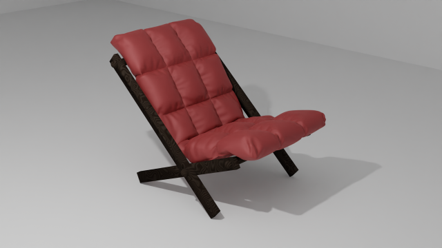 Armchair 3D 模型 .c4d .max .obj .3ds .fbx .stl .blend