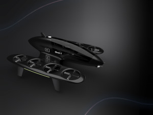 Ghost X V3 evtol aircraft 3D Model