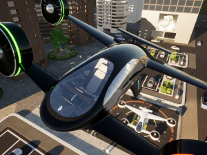 Концепт самолета SBX eVTOL 3D Модель