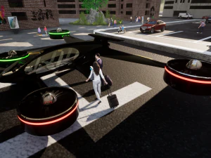 SBX eVTOL aircraft Concept 3D Model