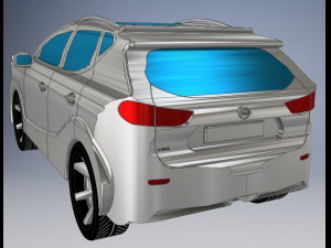 Nissan x-trail t32 3Dモデル