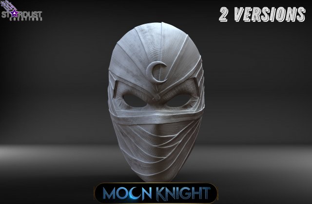 Moon Knight Mask - Screen accurate Modèle 3D .c4d .max .obj .3ds .fbx .stl .blend 