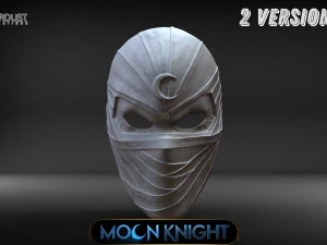 M&aacute;scara de Caballero Luna - Pantalla precisa Modelo 3D